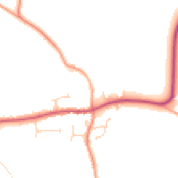 Daytime road noise heatmap for CO7 7LD