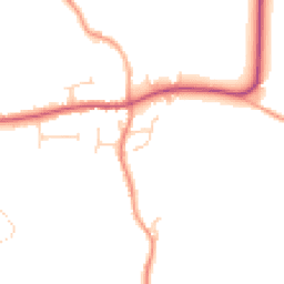 Daytime road noise heatmap for CO7 7TQ