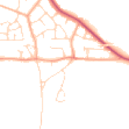 Daytime road noise heatmap for CO7 8AR