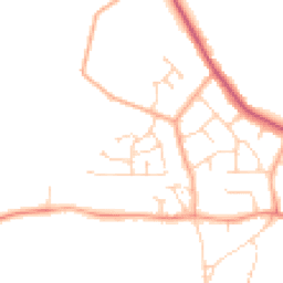 Daytime road noise heatmap for CO7 8FL