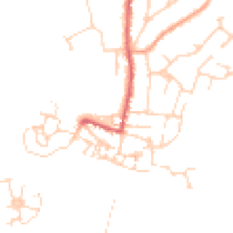 Daytime road noise heatmap for CO7 9DZ