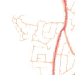 Daytime road noise heatmap for CO7 9QY