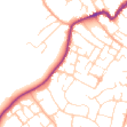 Daytime road noise heatmap for CO9 1AA