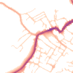 Daytime road noise heatmap for CO9 1AD