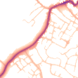 Daytime road noise heatmap for CO9 1AF