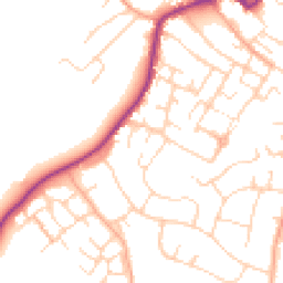 Daytime road noise heatmap for CO9 1AY