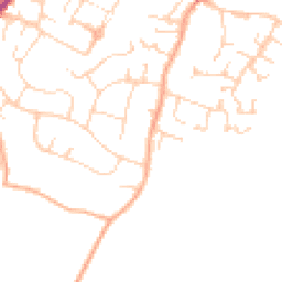 Daytime road noise heatmap for CO9 1BQ
