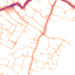 Daytime road noise heatmap for CO9 1BZ