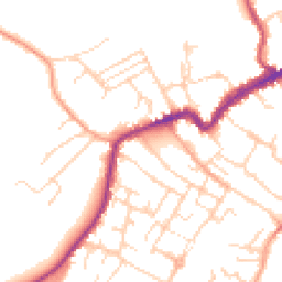 Daytime road noise heatmap for CO9 1DA