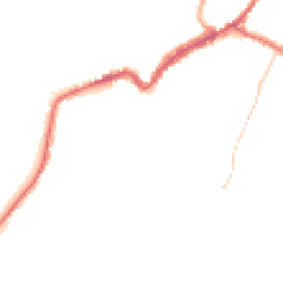 Night-time road noise heatmap for CO9 1DJ