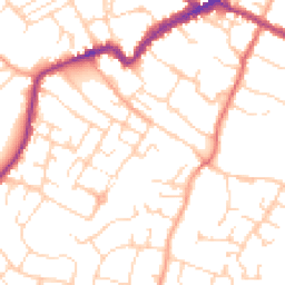 Daytime road noise heatmap for CO9 1DN