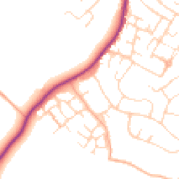 Daytime road noise heatmap for CO9 1LT