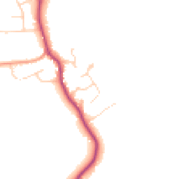 Daytime road noise heatmap for CO9 1TR