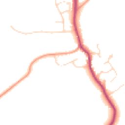 Daytime road noise heatmap for CO9 1UB