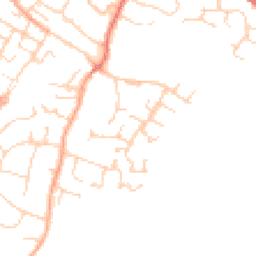 Daytime road noise heatmap for CO9 1UY