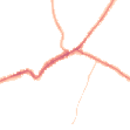 Night-time road noise heatmap for CO9 2AJ