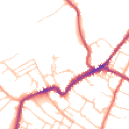 Daytime road noise heatmap for CO9 2PQ