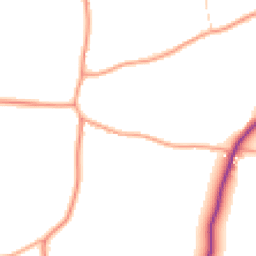 Daytime road noise heatmap for CO9 2RY