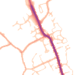 Daytime road noise heatmap for CO9 3NX