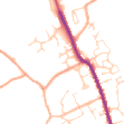 Daytime road noise heatmap for CO9 3NZ