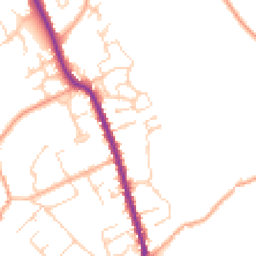 Daytime road noise heatmap for CO9 3PS