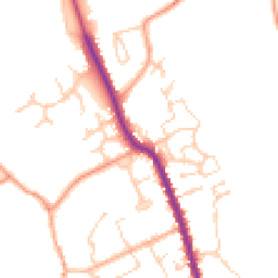 Daytime road noise heatmap for CO9 3QT