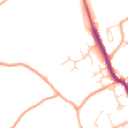 Daytime road noise heatmap for CO9 3QX