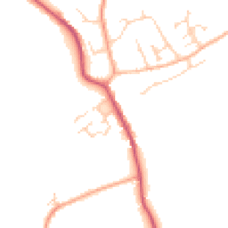 Daytime road noise heatmap for CO9 4EX