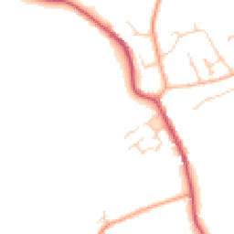 Daytime road noise heatmap for CO9 4FE