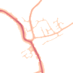 Daytime road noise heatmap for CO9 4HU