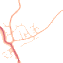 Daytime road noise heatmap for CO9 4JE