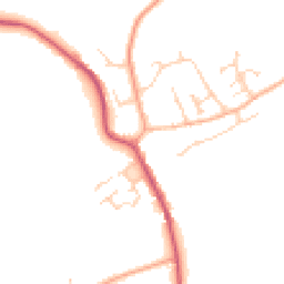 Daytime road noise heatmap for CO9 4PZ