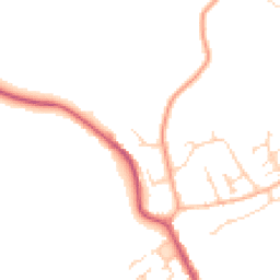 Daytime road noise heatmap for CO9 4QE