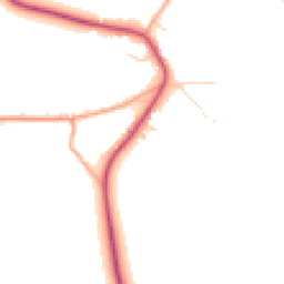 Daytime road noise heatmap for CO9 4SQ