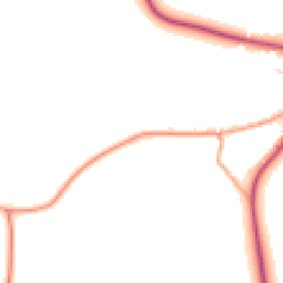 Daytime road noise heatmap for CO9 4ST