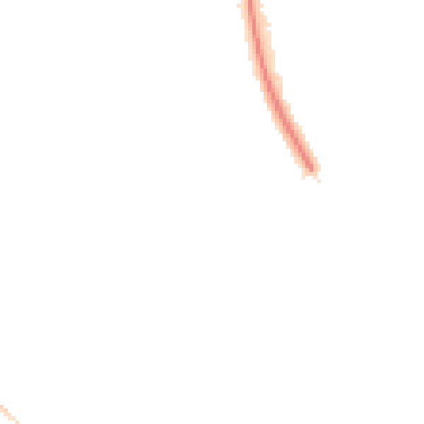 Night-time road noise heatmap for CR0 0BS