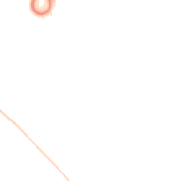 Night-time road noise heatmap for CR0 0DF