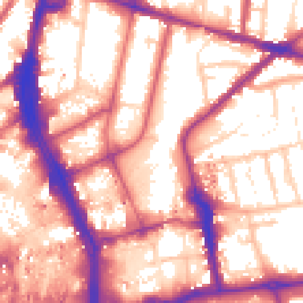 Daytime road noise heatmap for CR0 2WD