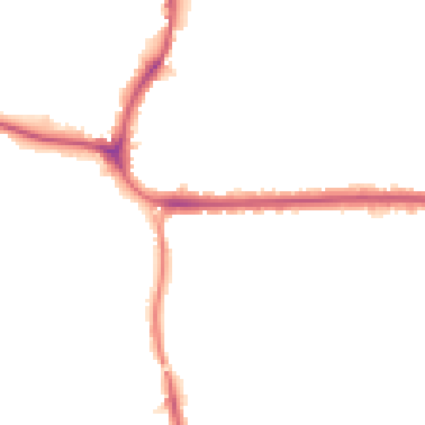 Night-time road noise heatmap for CR0 4QJ