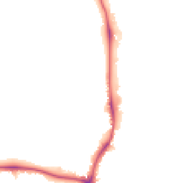 Night-time road noise heatmap for CR0 4UG