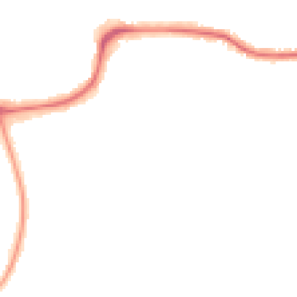 Night-time road noise heatmap for CR0 5JN