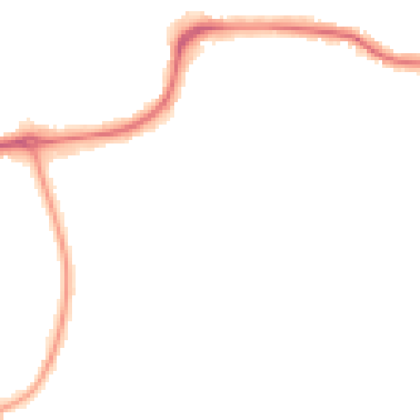 Night-time road noise heatmap for CR0 5LS