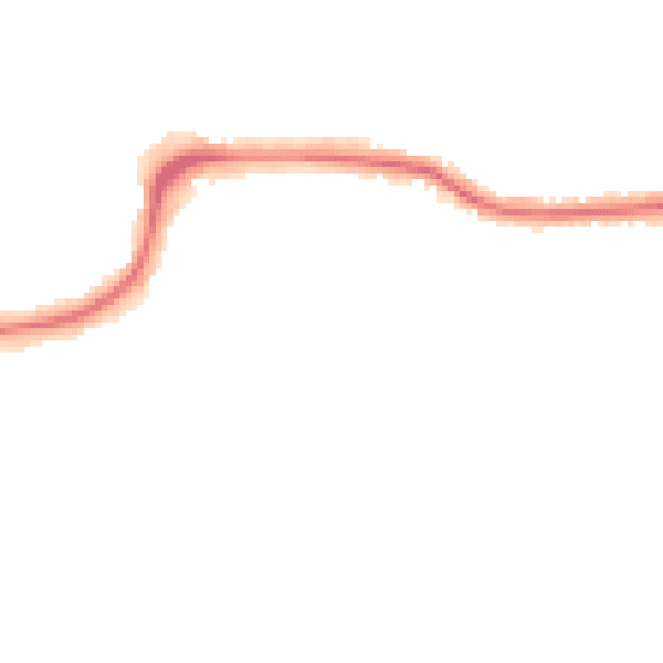 Night-time road noise heatmap for CR0 5QR