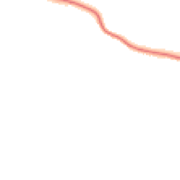 Night-time road noise heatmap for CR0 5RN