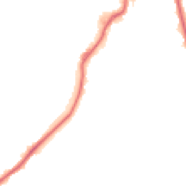 Night-time road noise heatmap for CR0 7UQ