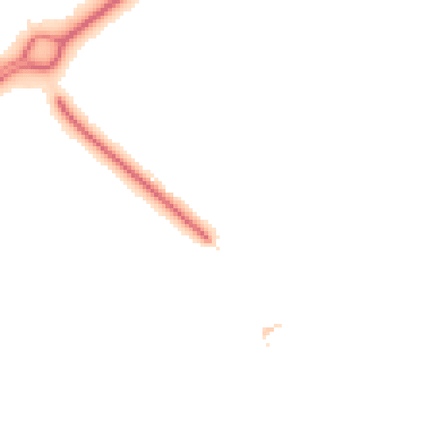 Night-time road noise heatmap for CR0 9DJ