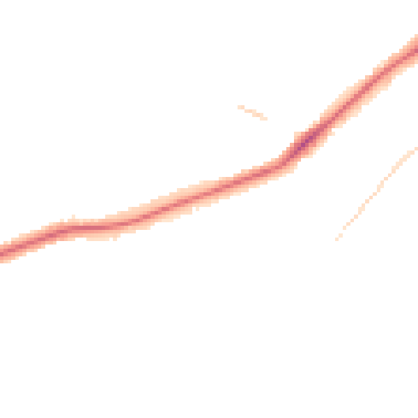 Night-time road noise heatmap for CR0 9LL