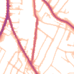 Daytime road noise heatmap for CR2 0BF