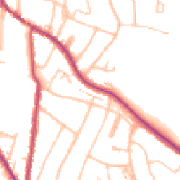 Daytime road noise heatmap for CR2 0DF