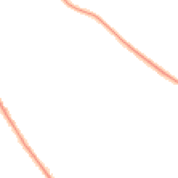 Night-time road noise heatmap for CR2 0EZ